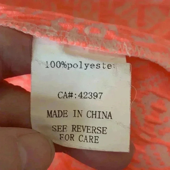 Pink Martini  creamsicle summer Pencil skirt,Small - Picture 6 of 6